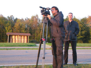 Frank at work in black forest