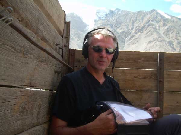 Tengri Kyrgyzistan 2007 recording in lorry